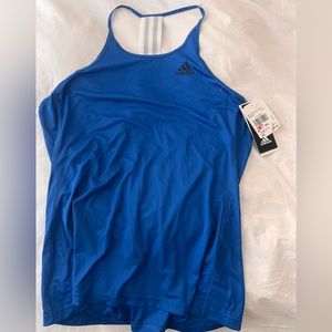 Women’s blue adidas workout tank - size XL
